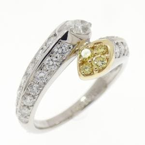 PT900/K18YG ダイヤモンド リング 1.07CT