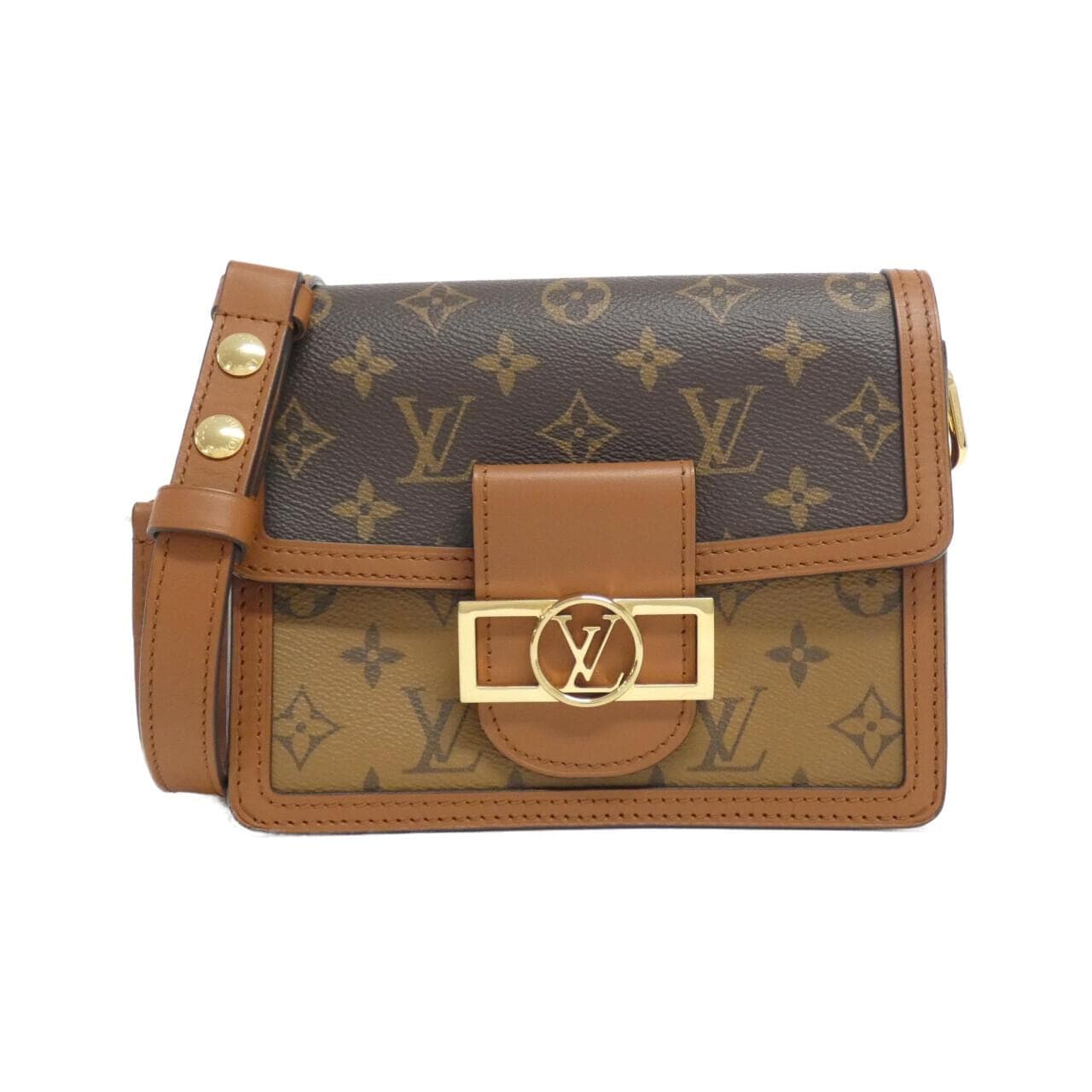 LOUIS VUITTON Monogram Reverse Dauphine MINI M44580 肩背包