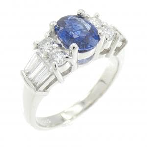 PT サファイヤ リング 0.80CT