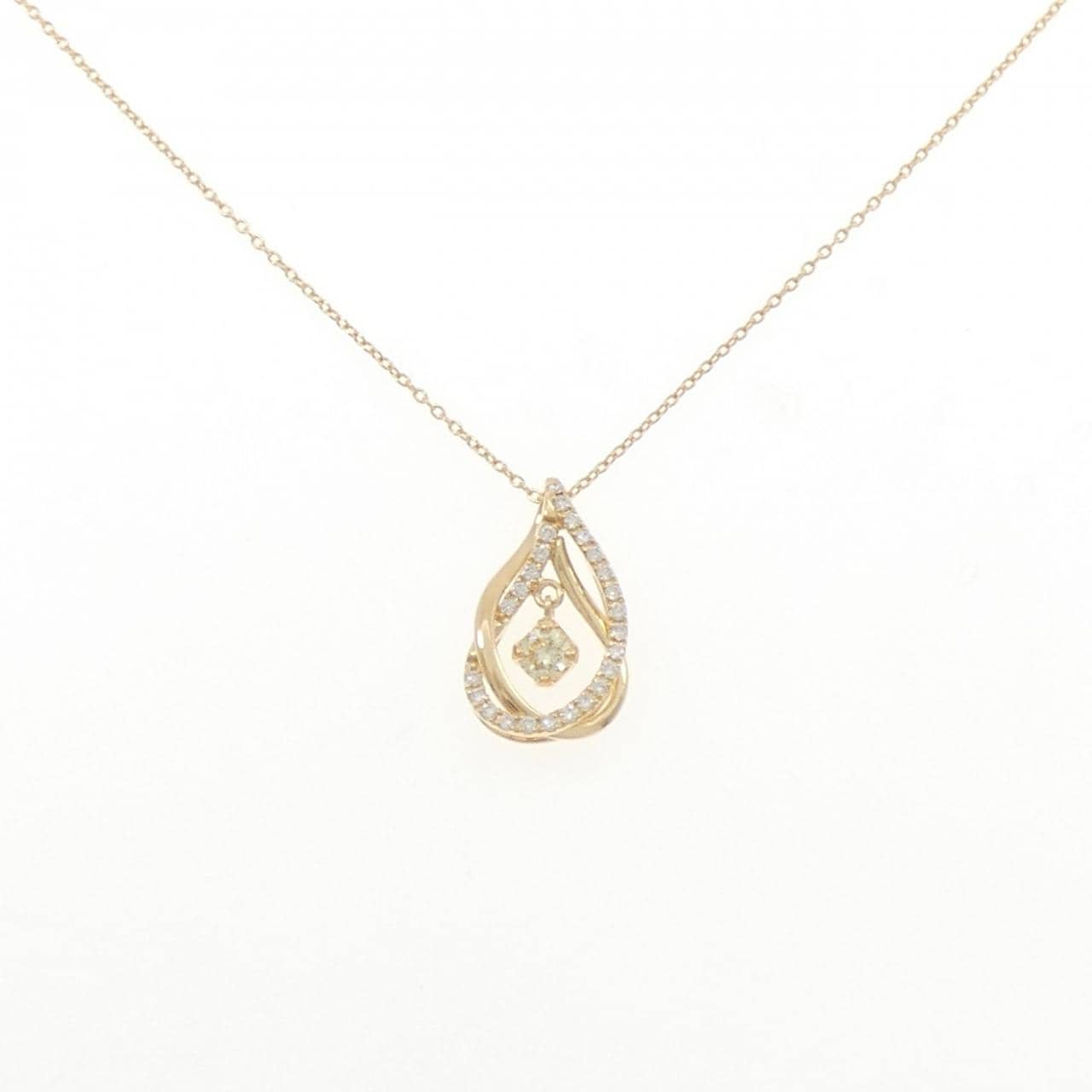 K18YG ダイヤモンド ネックレス 0.180CT