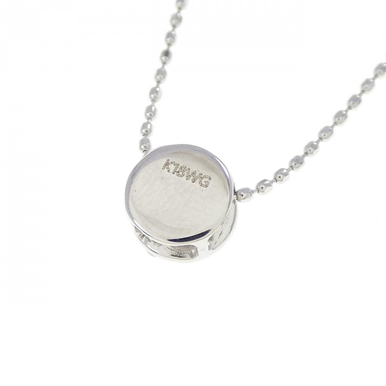 K18WG ダイヤモンド ネックレス