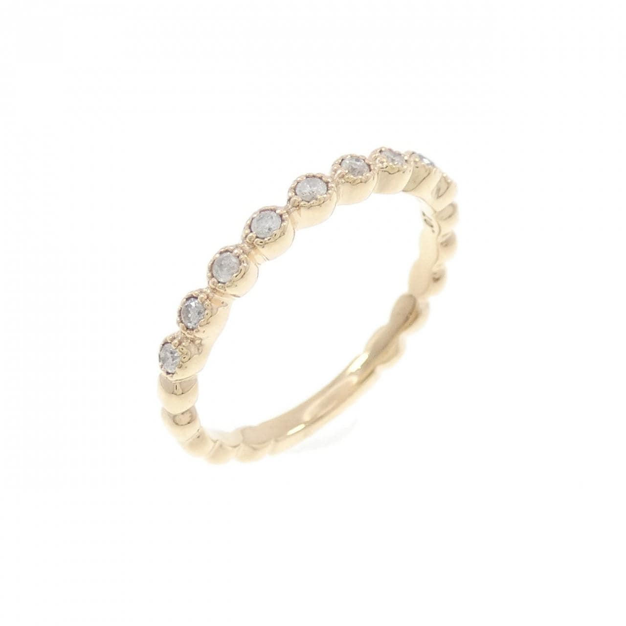 アガット ダイヤモンド ピンキー リング 0.07CT