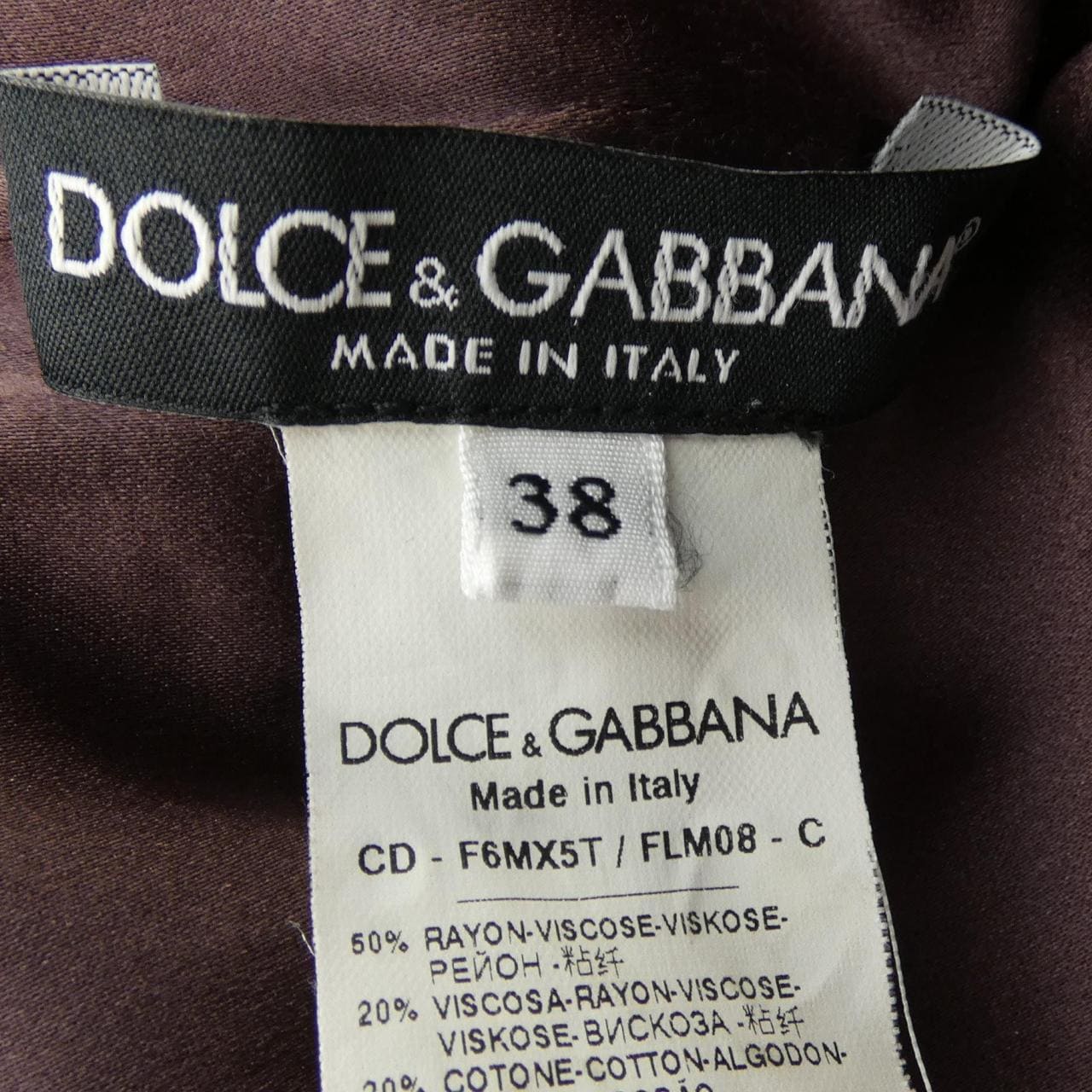ドルチェアンドガッバーナ DOLCE&GABBANA F6MX5T/FLM08 ワンピース