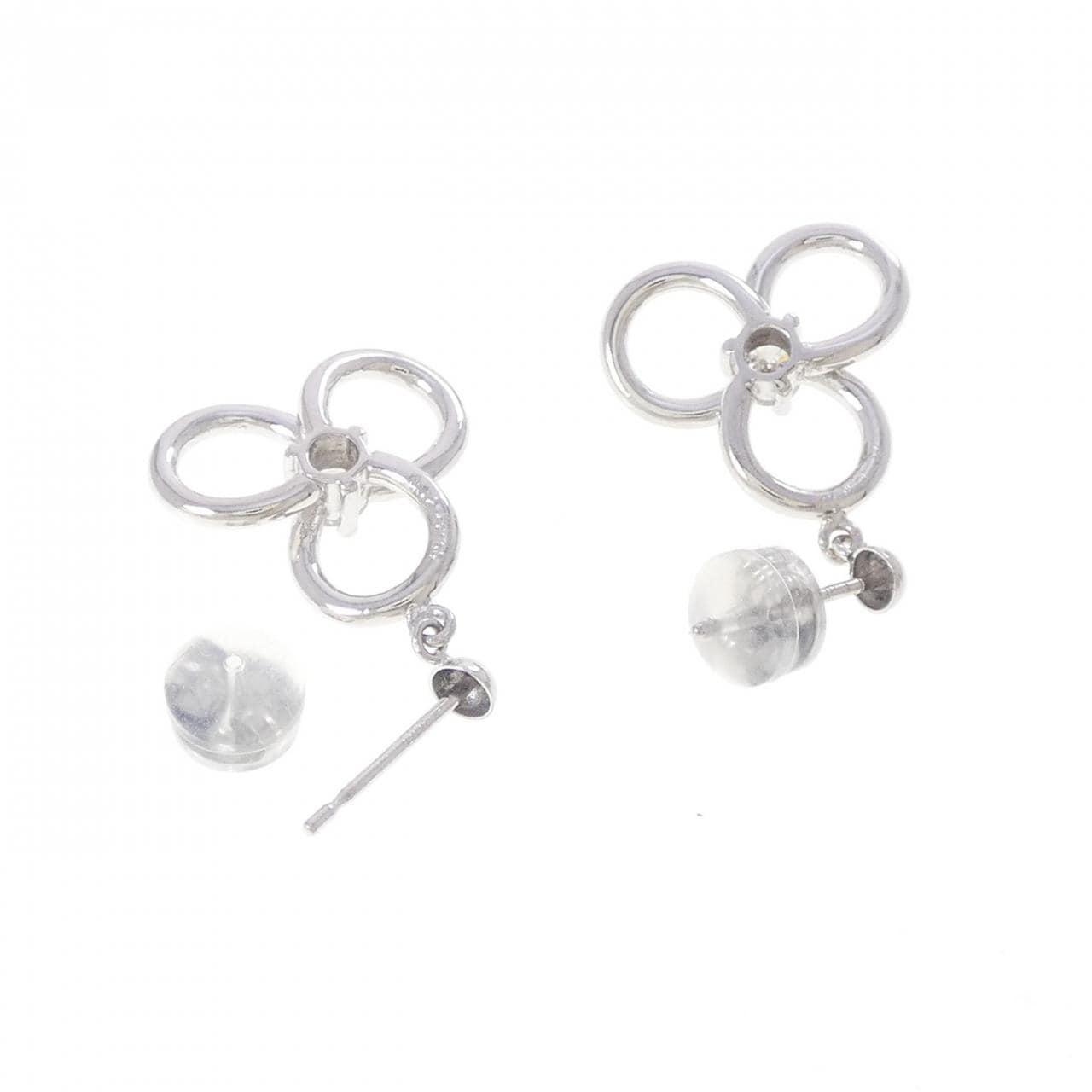 PT900 ダイヤモンド ピアス 0.24CT