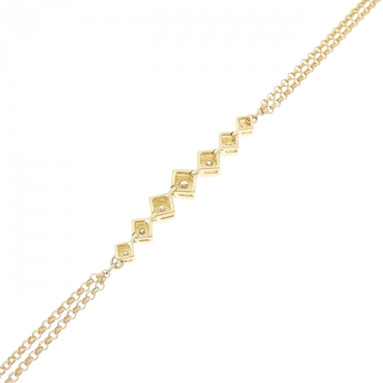 K18YG ダイヤモンド ブレスレット 0.31CT