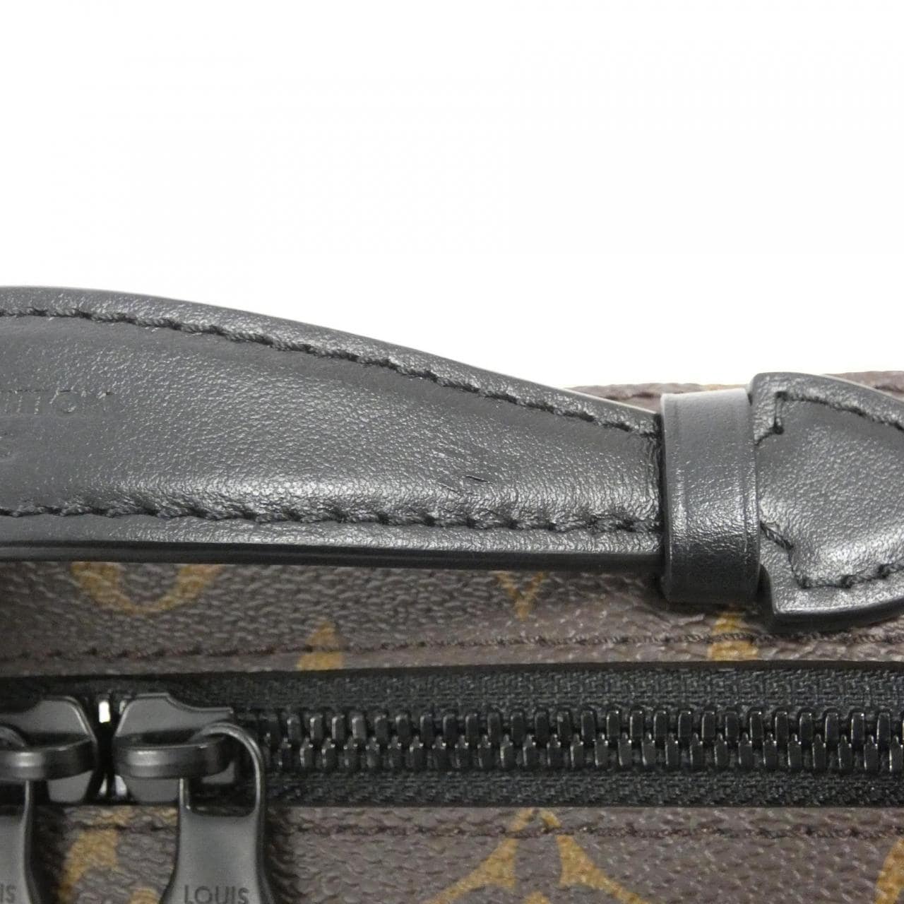 LOUIS VUITTON Monogram Macassar Handle Soft Trunk M45935 Shoulder Bag