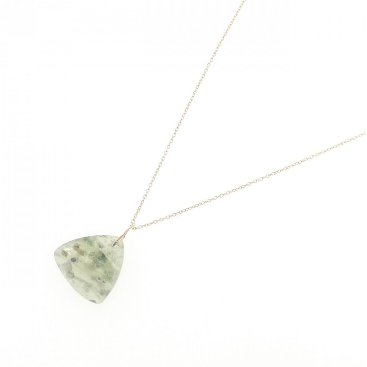 [新品] K10YG 碧玉項鍊