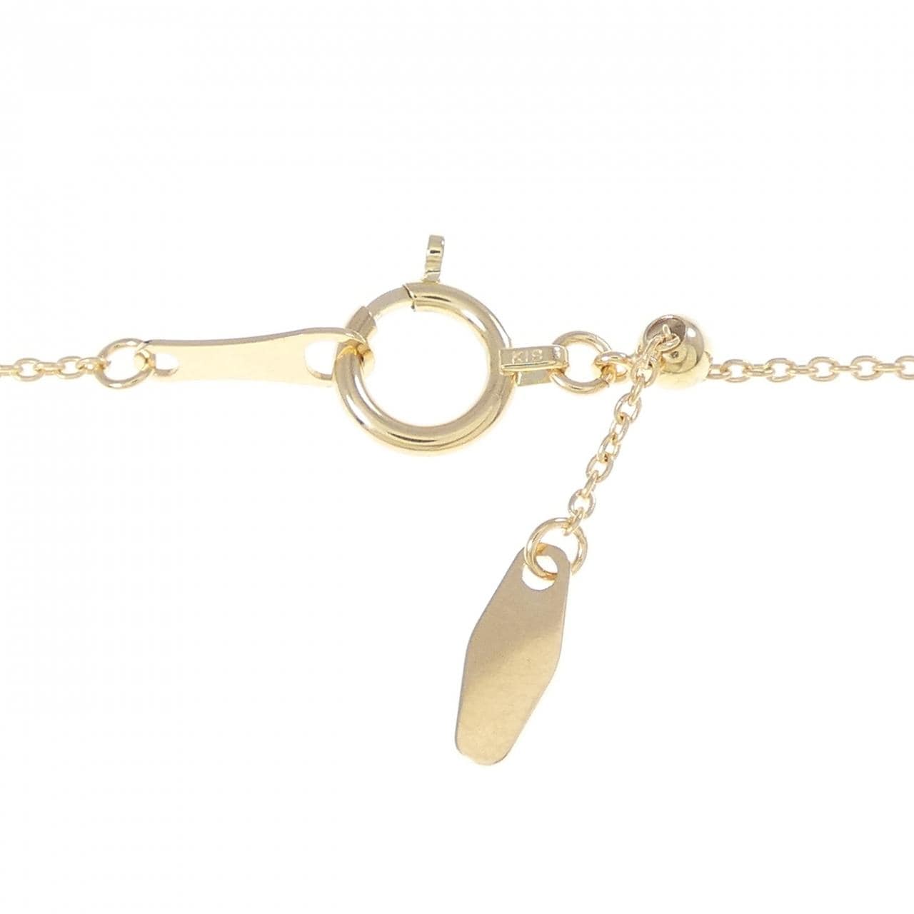 【リメイク】K18YG ダイヤモンド ネックレス 0.307CT H SI1 EXT H＆C