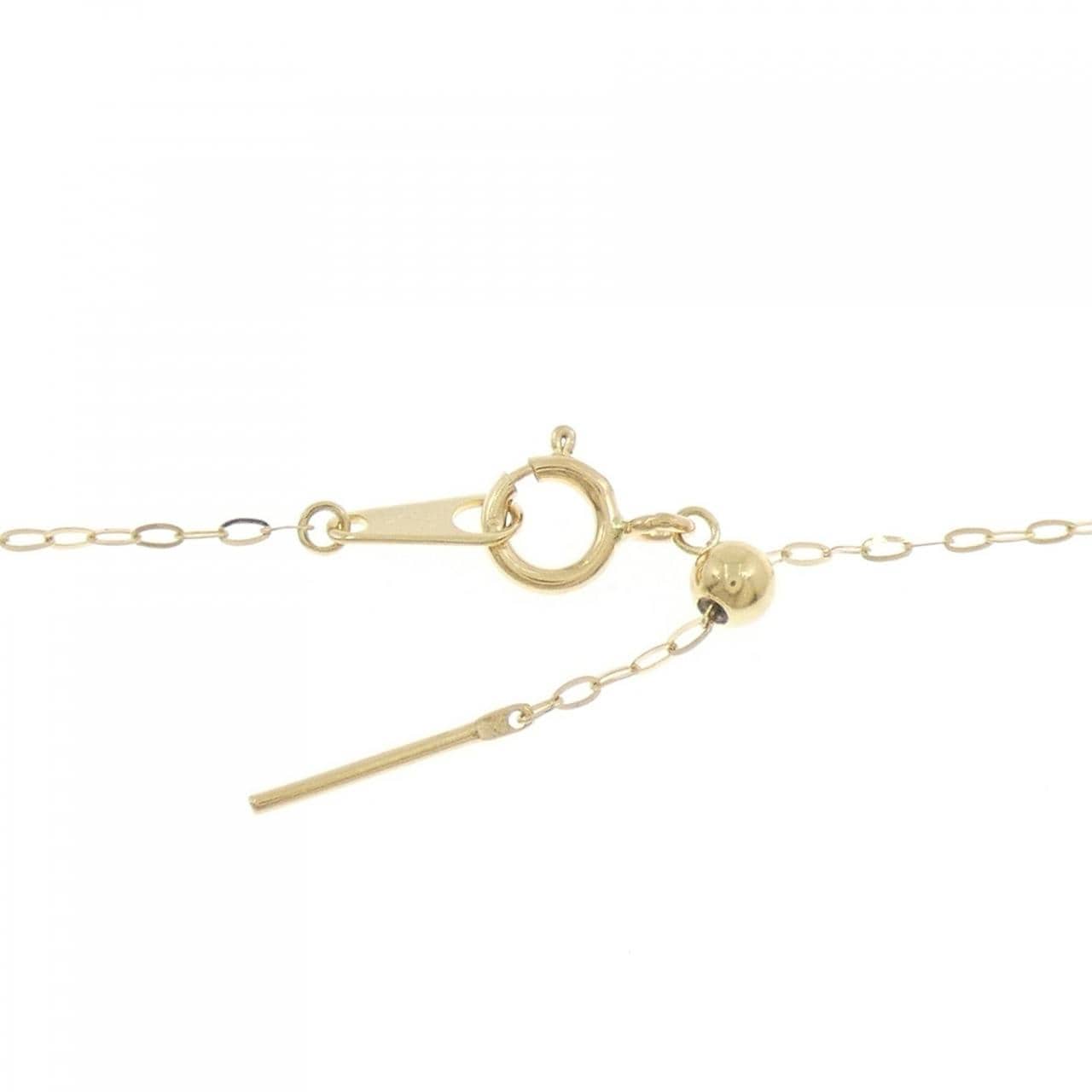 K18YG クロス ダイヤモンド ネックレス 0.09CT