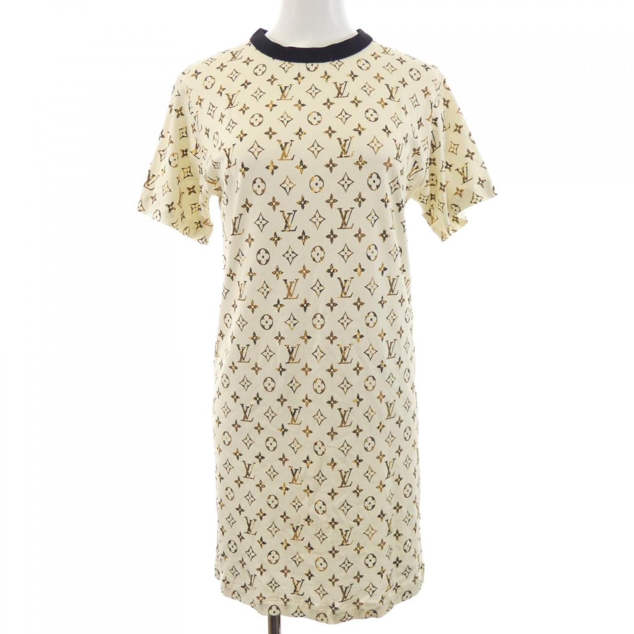 ルイヴィトン LOUIS VUITTON パイソンモノグラムTシャツドレス FOJD85262 カットワンピース