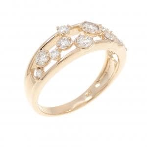 K18PG ダイヤモンド リング 0.54CT