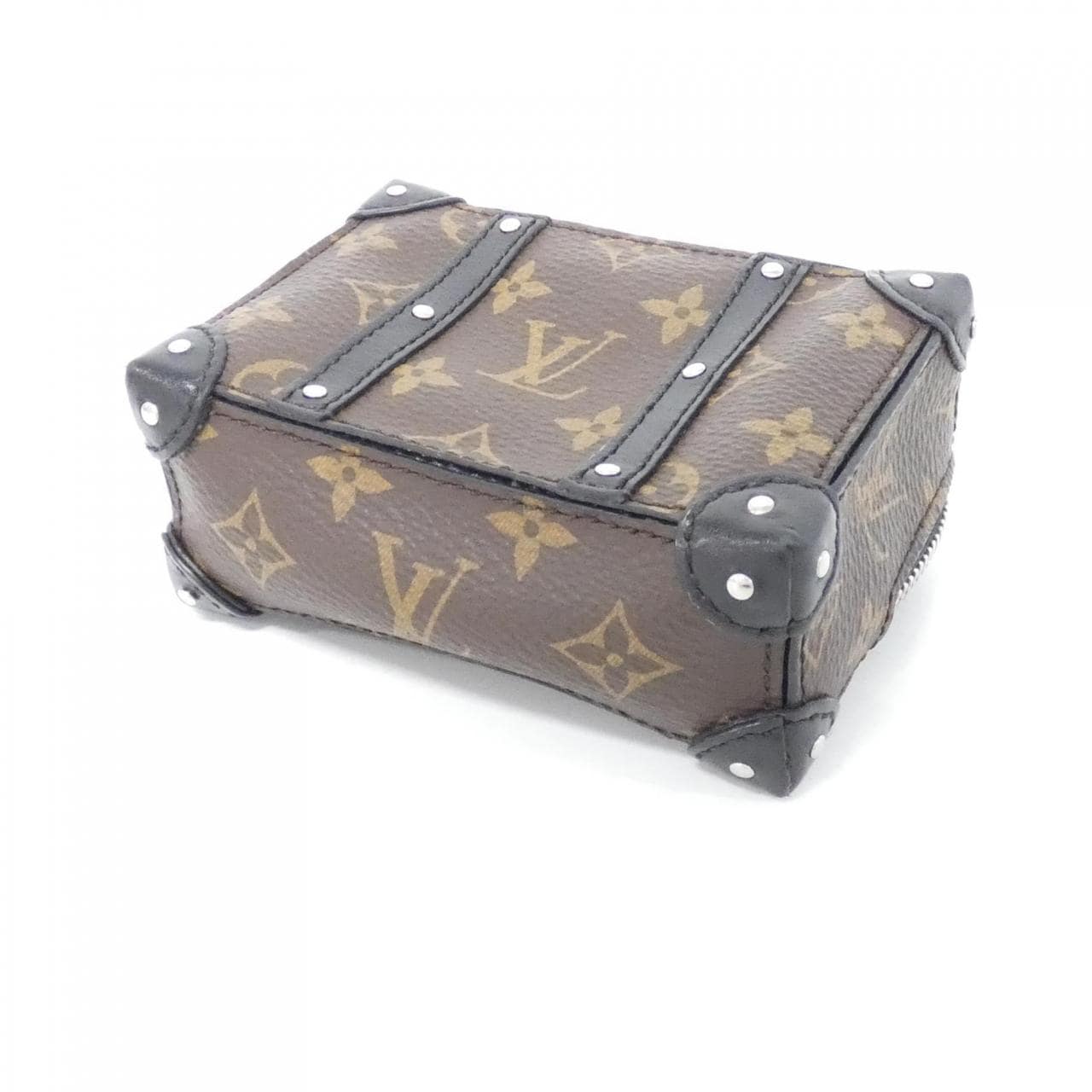 ルイヴィトン モノグラム マカサー ソフト トランク ポーチ M00753 キーリング