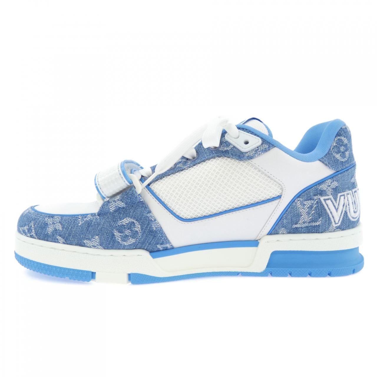 ルイヴィトン LOUIS VUITTON LVトレイナーライン モノグラムデニム スニーカー