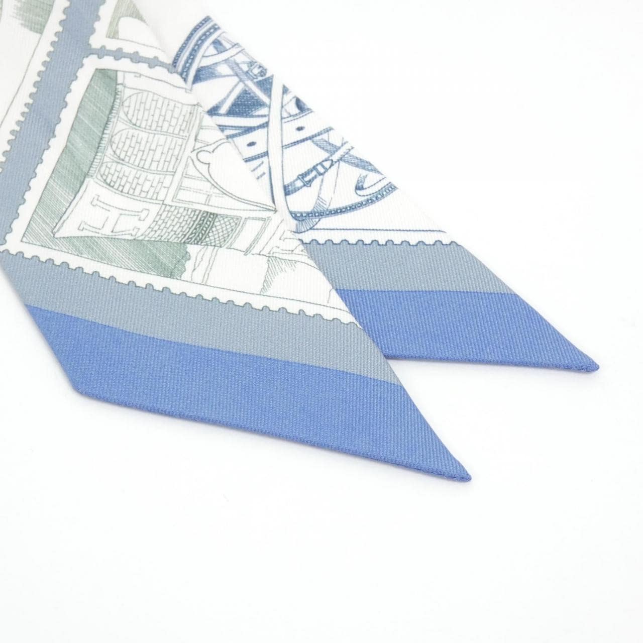 エルメス LA PHILATELISTE DU FAUBO ツイリー 064205S スカーフ