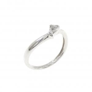PT900 ダイヤモンド ピンキー リング 0.04CT