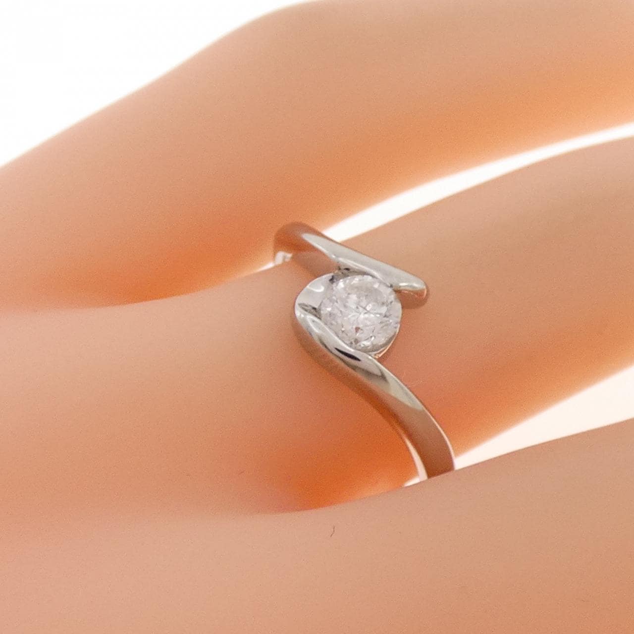 PT900 ダイヤモンド リング 0.374CT