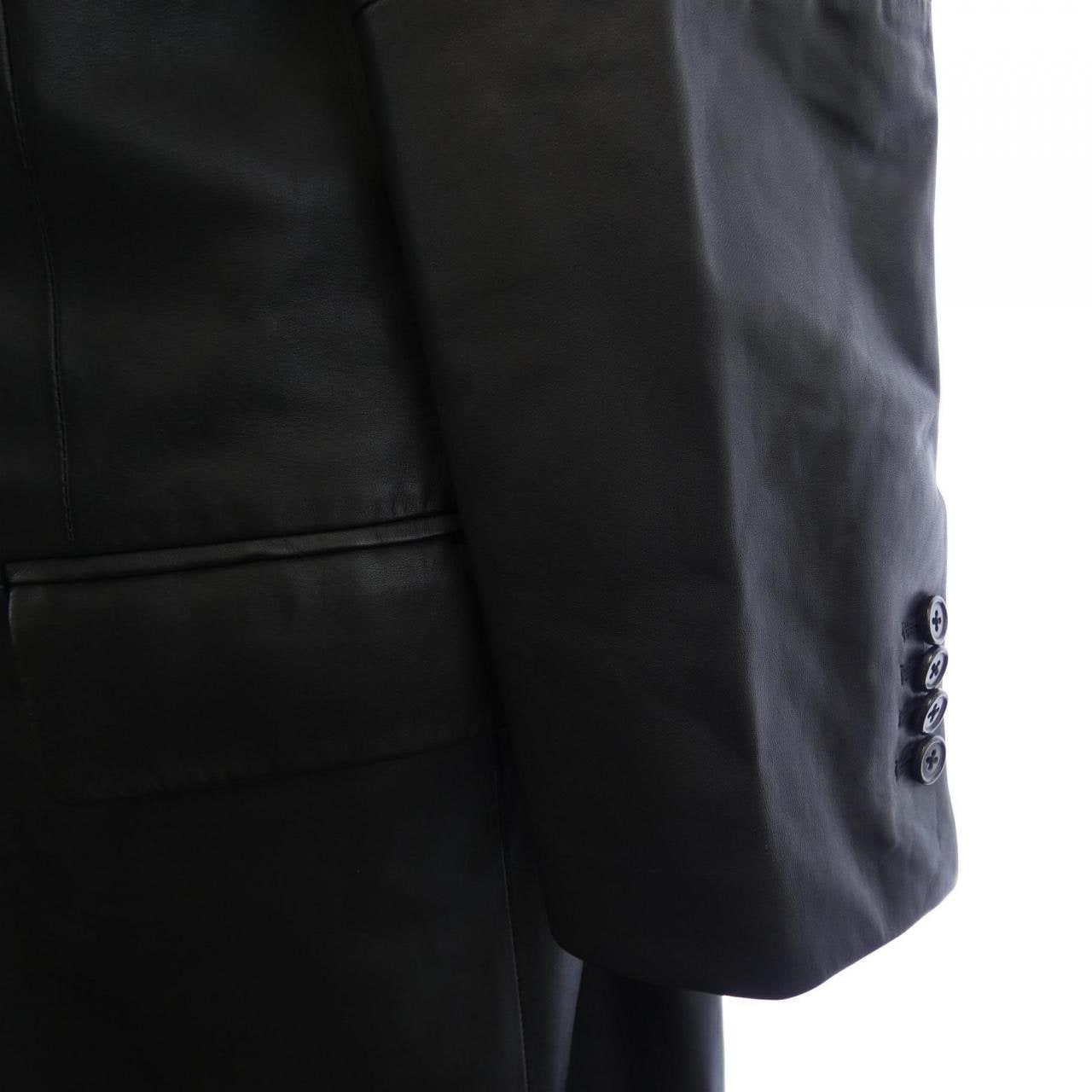 エルメス HERMES レザーコート