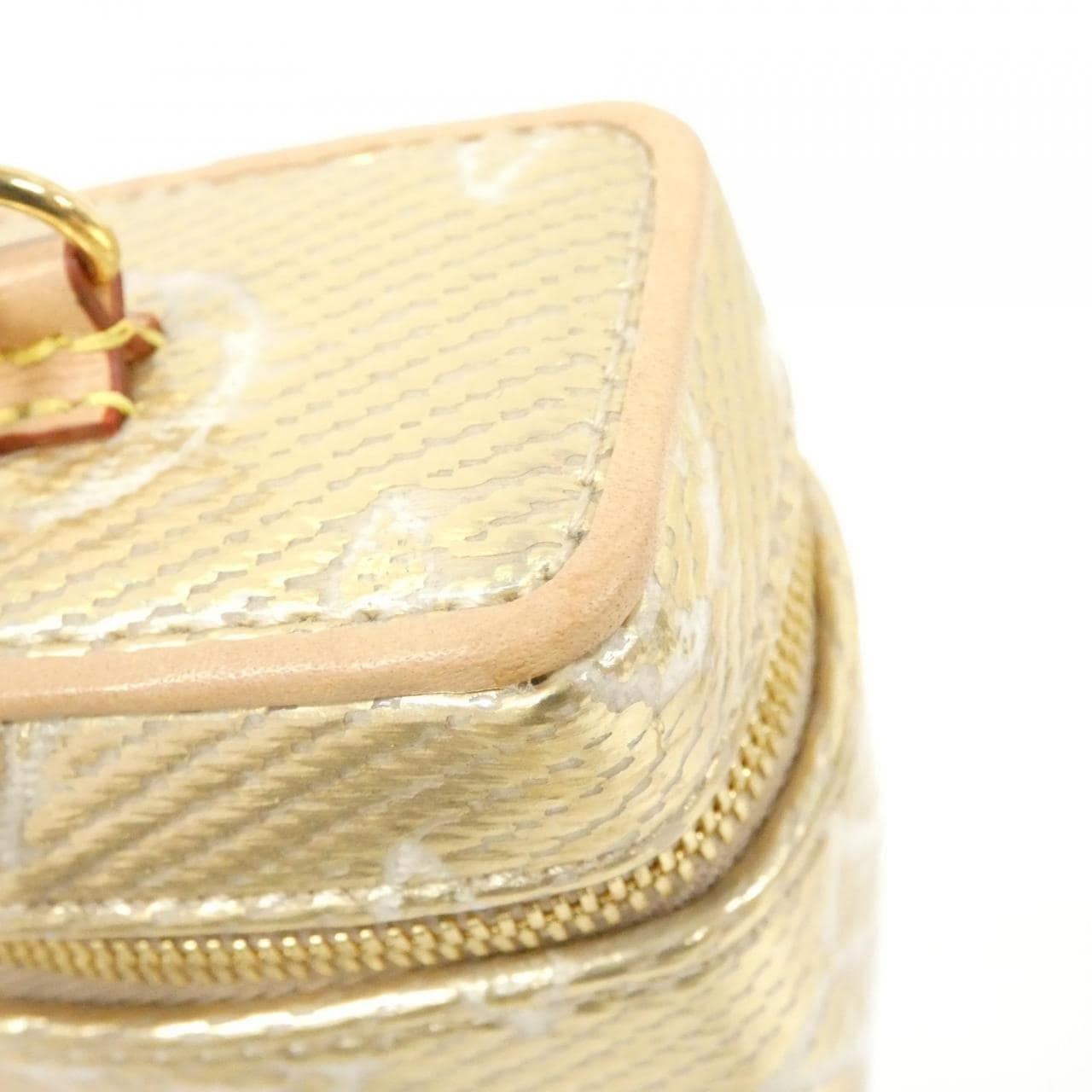 LOUIS VUITTON Monogram層壓提花 Bijoux Sack Micro Vanity Monogram M01377 Qeelin