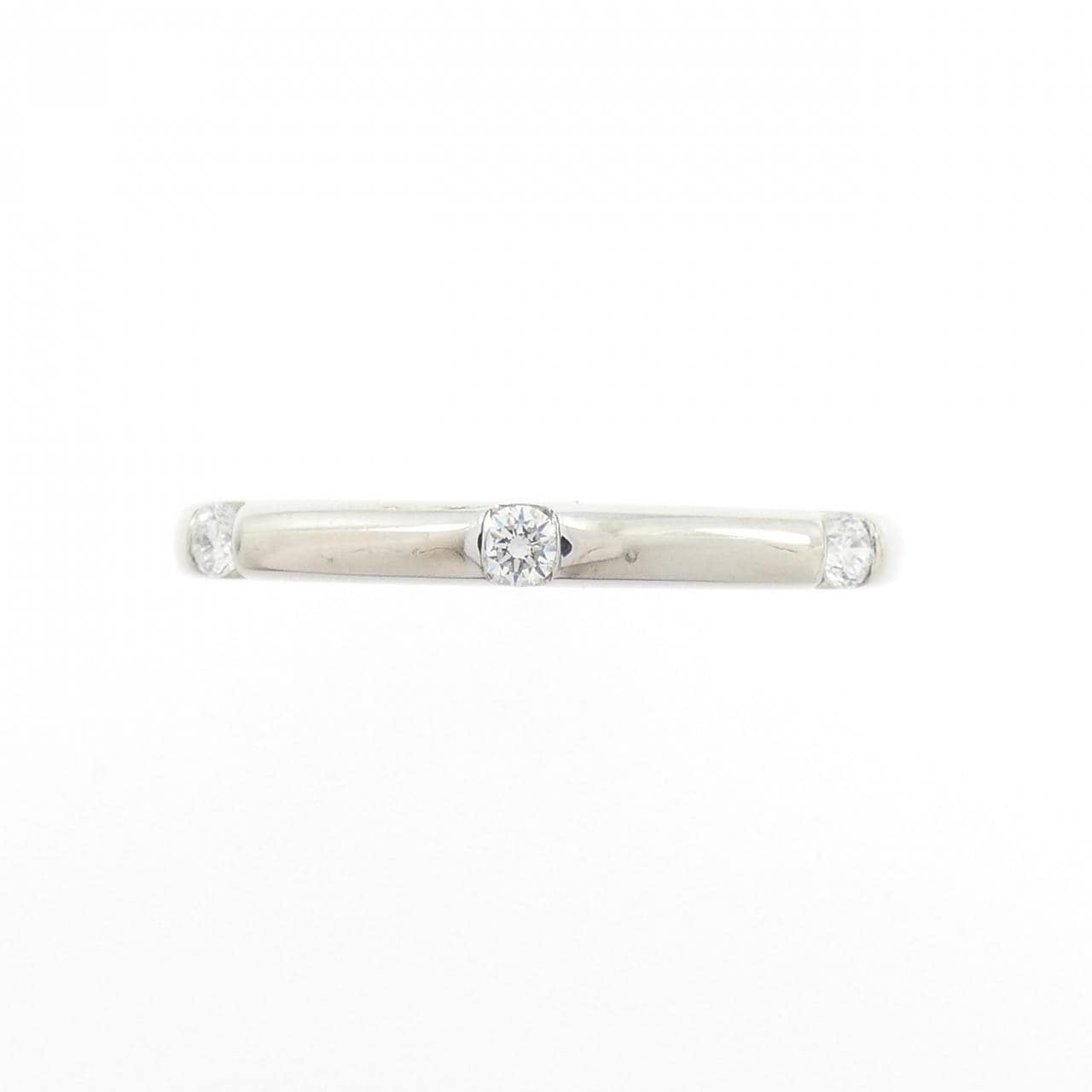 K18WG ダイヤモンド リング 0.09CT