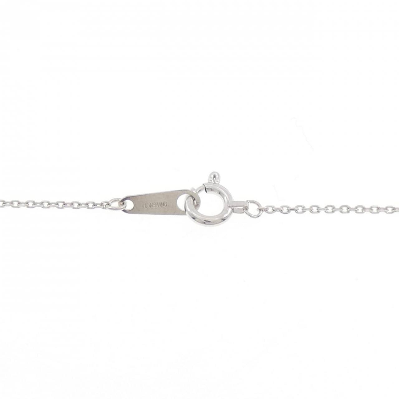 K18WG ルビー ネックレス 0.55CT