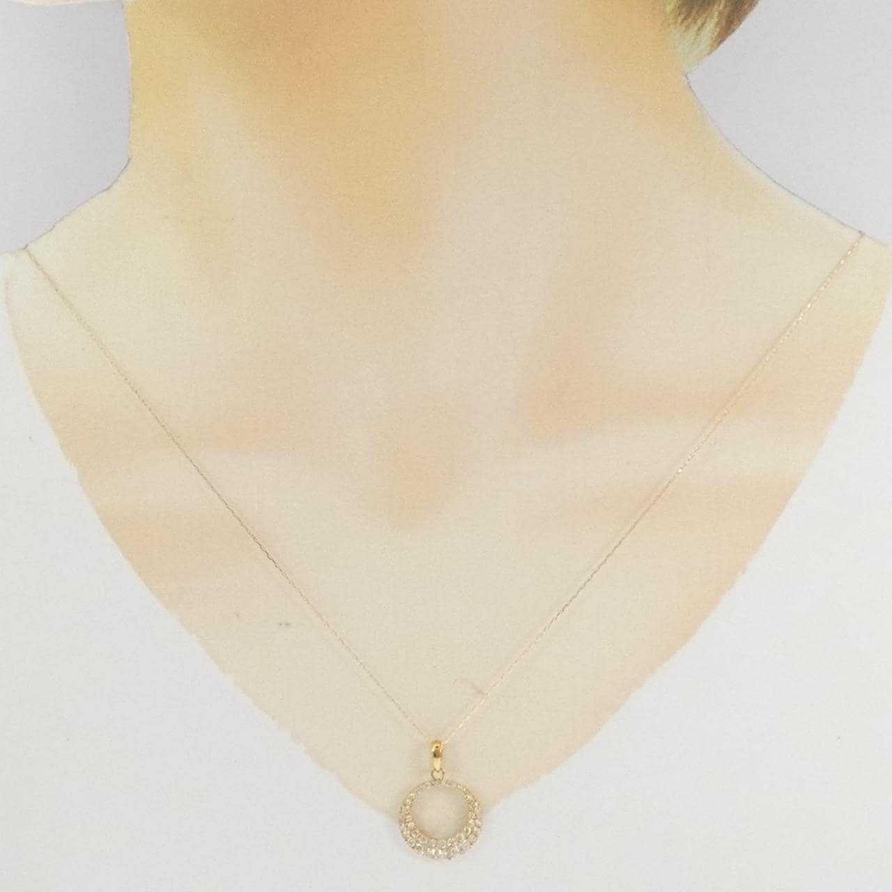 【新品】K18YG ダイヤモンド ネックレス 0.50CT