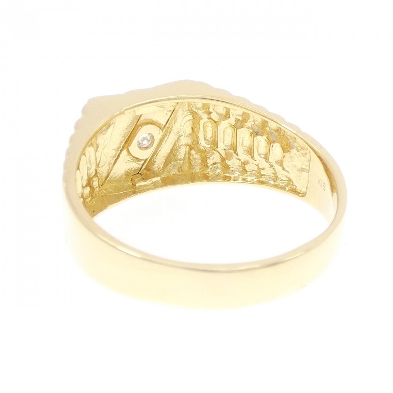 【新品】K18YG ダイヤモンド リング 0.03CT