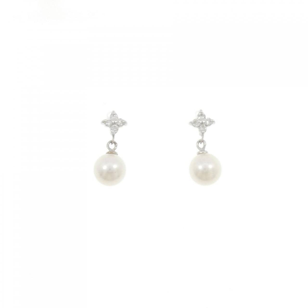 K14WG アコヤパール ピアス 5.2mm