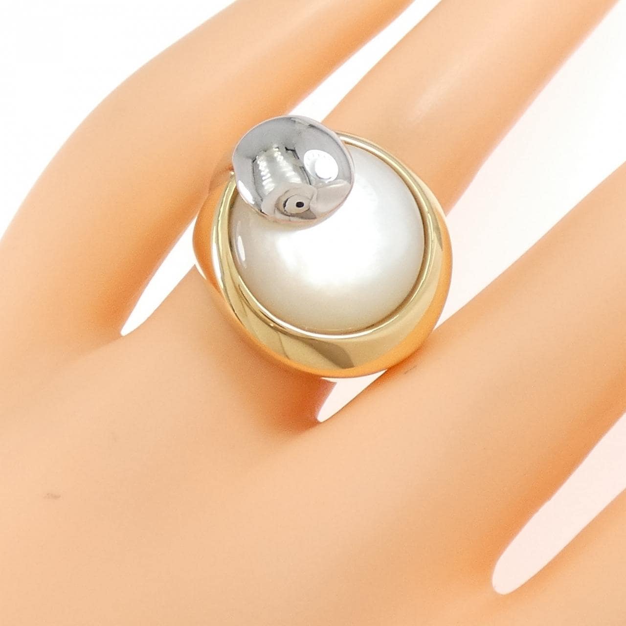 750YG/750WG マザーオブパール リング