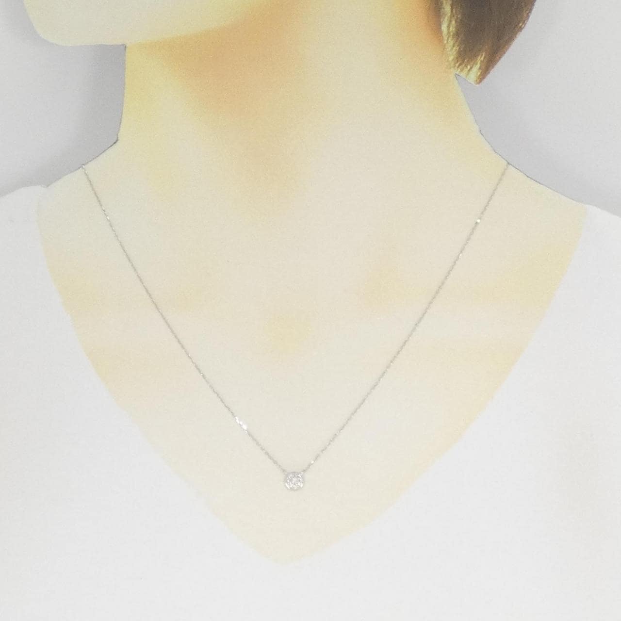 エテ ダイヤモンド ネックレス 0.07CT