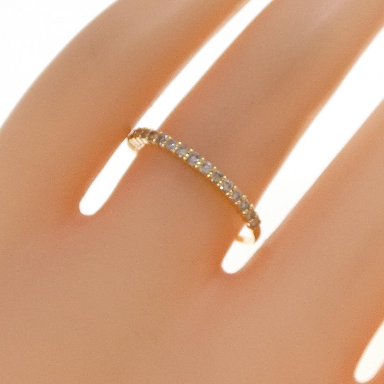 K18YG ダイヤモンド リング 0.25CT
