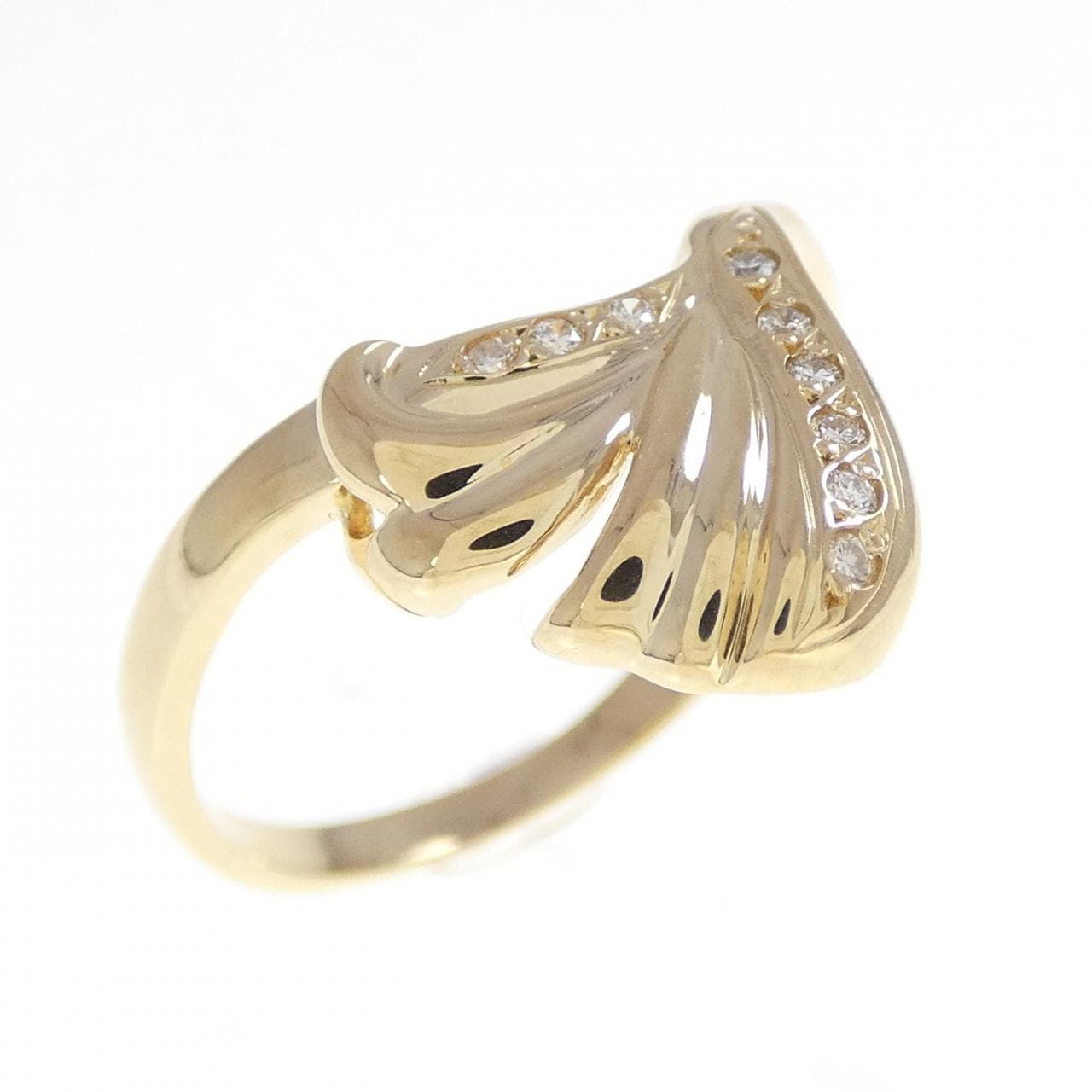 K18YG ダイヤモンド リング 0.05CT