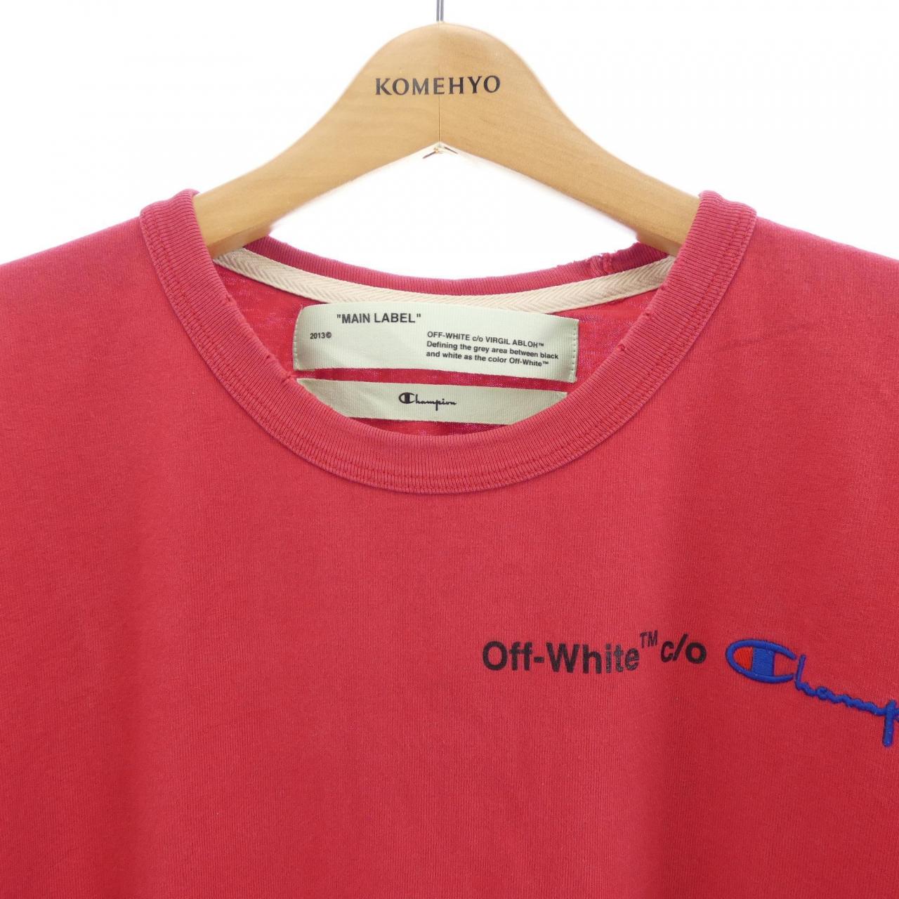 オフホワイト OFF-WHITE CHAMPION Tシャツ