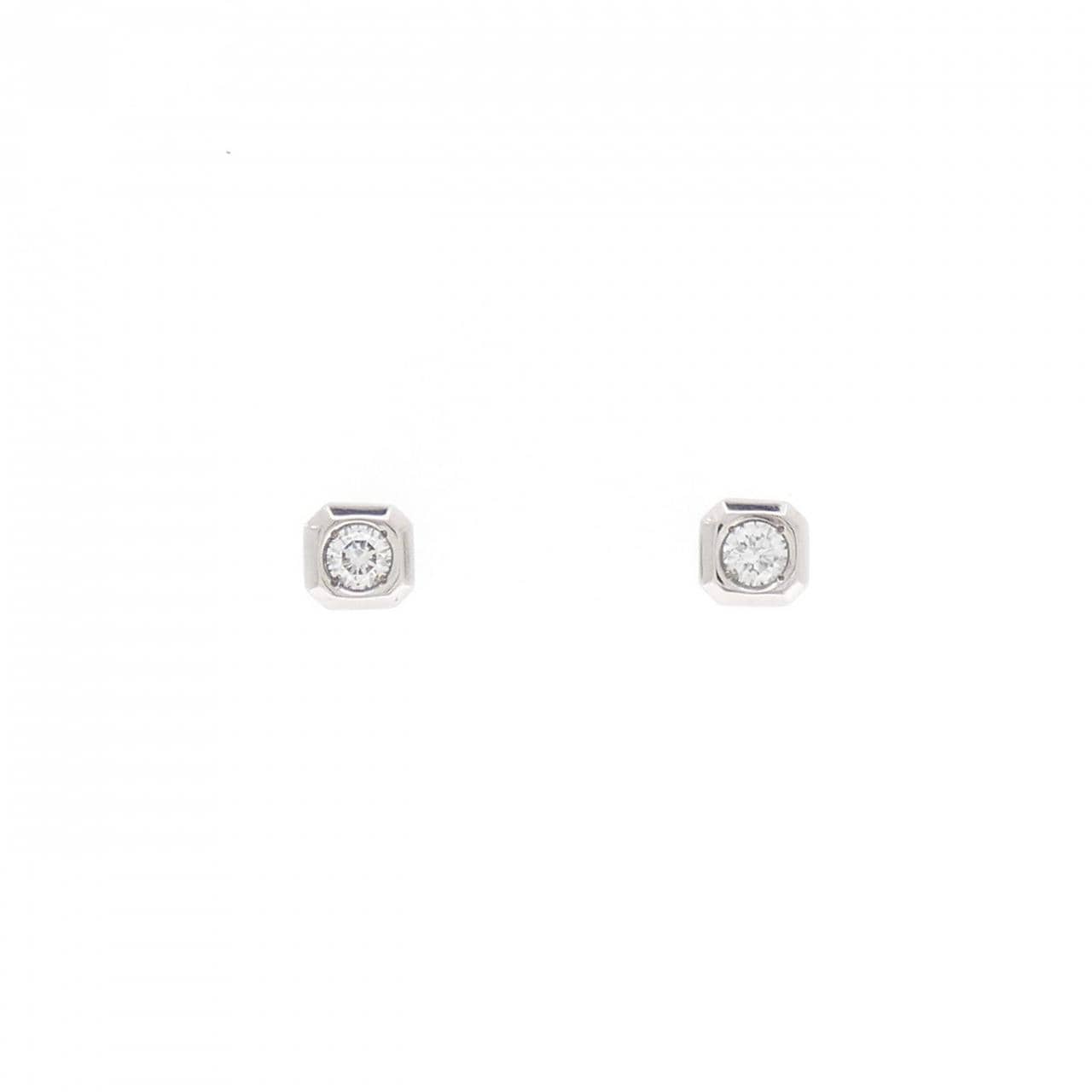 ロイヤル アッシャー ダイヤモンド ピアス 0.10CT