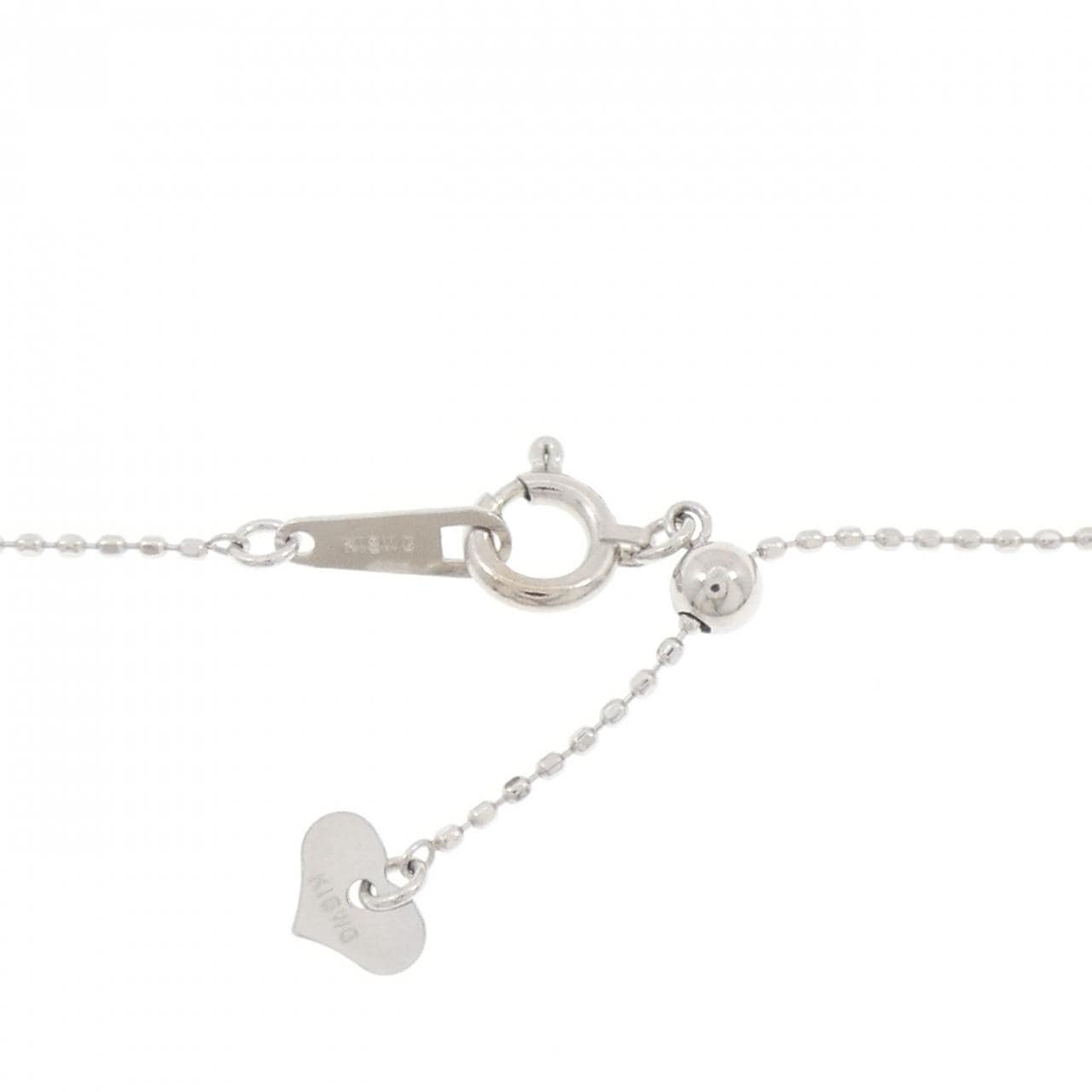 K18WG ダイヤモンド ネックレス 0.63CT
