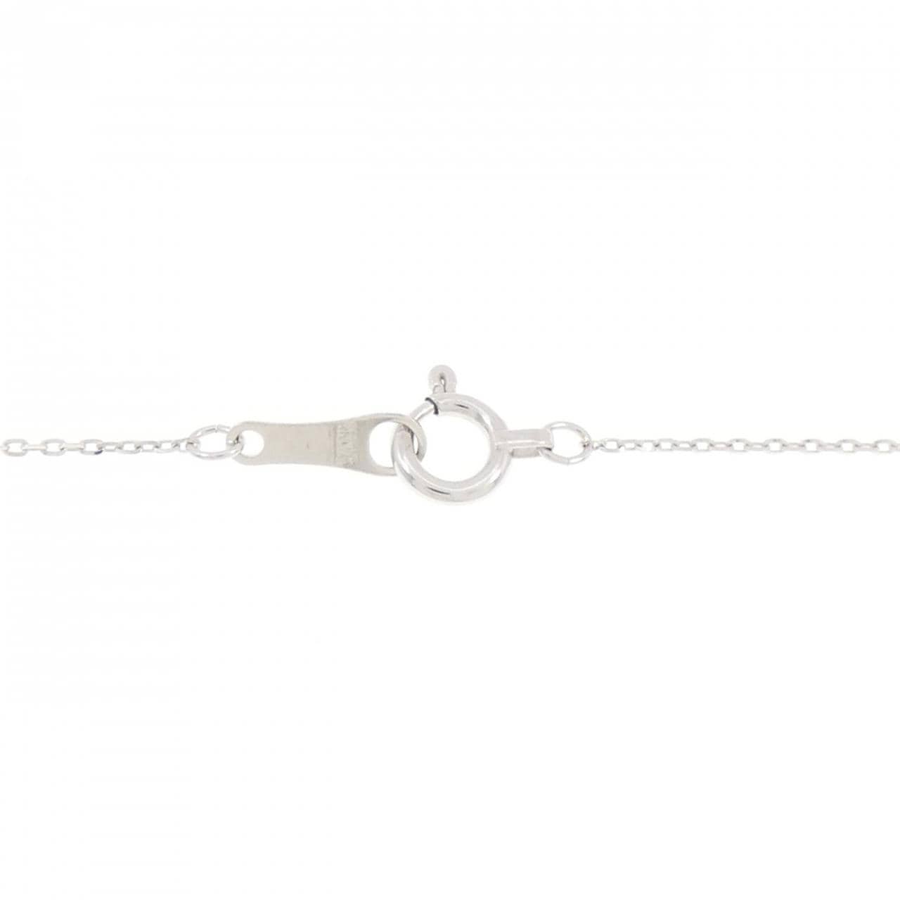 K18WG ダイヤモンド ネックレス 0.10CT
