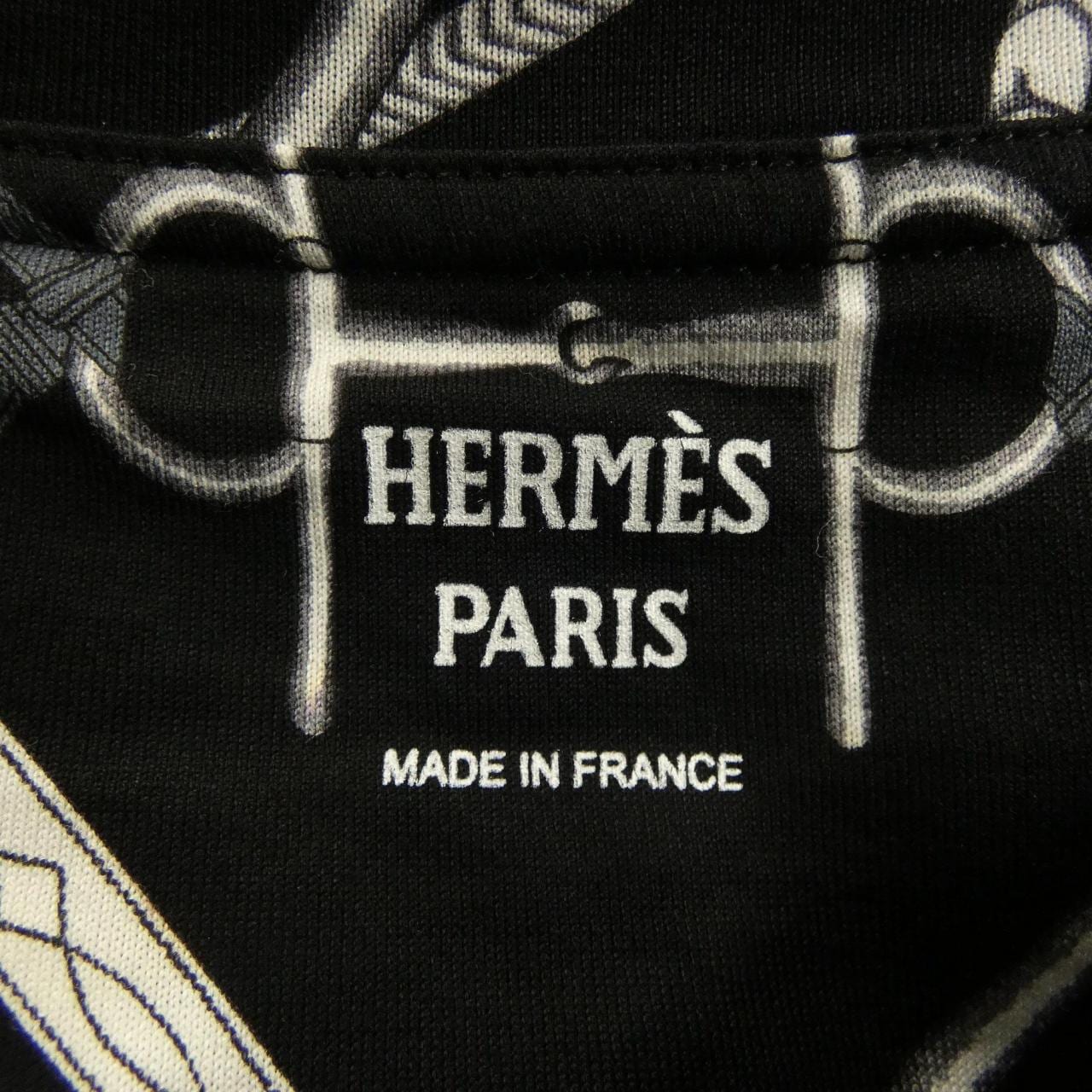 エルメス HERMES PARCOURS SANS FAUTE *16-7704. カットワンピース