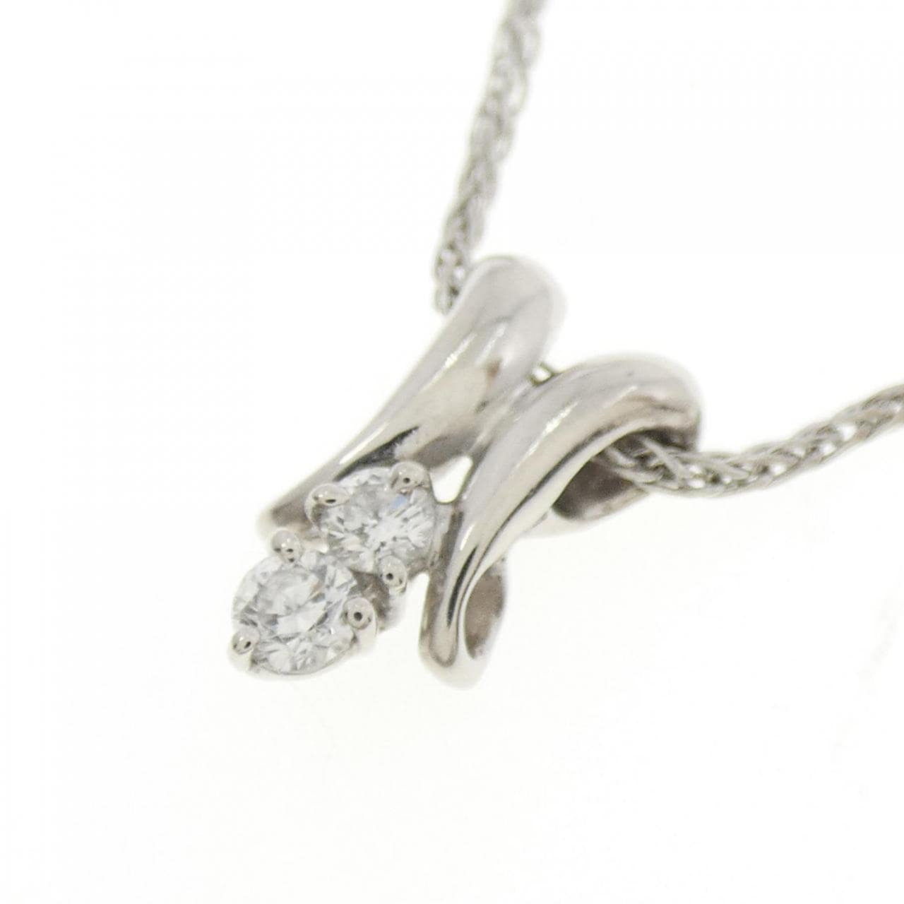 PT900/PT850 ダイヤモンド ネックレス 0.15CT