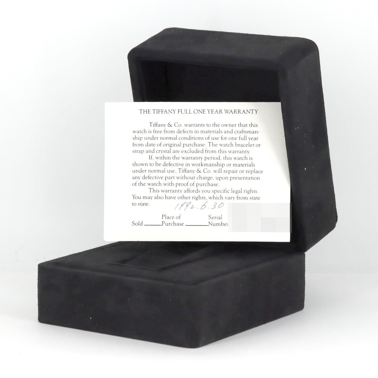 ティファニー アトラスクロノグラフ SS クォーツ