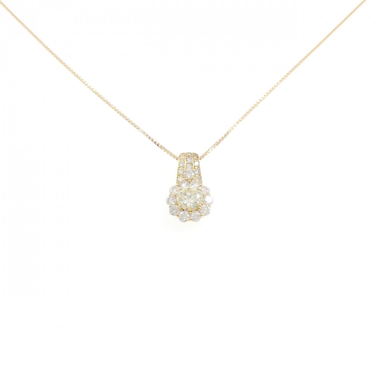 K18YG ダイヤモンド ネックレス 0.715CT LY SI1 VG