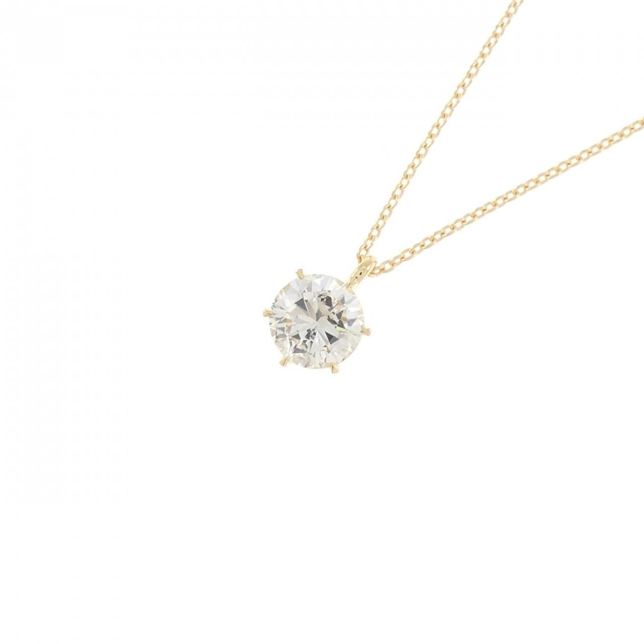 【リメイク】K18YG ダイヤモンド ネックレス 1.020CT I I1 Good