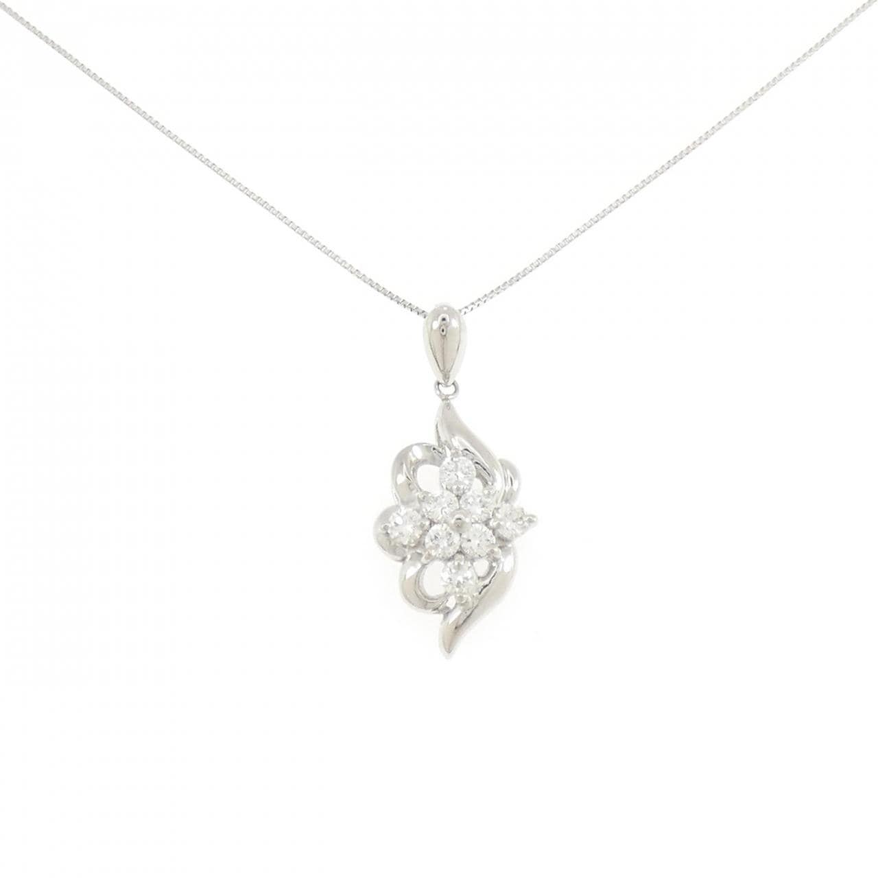 PT900/PT850 ダイヤモンド ネックレス 0.50CT