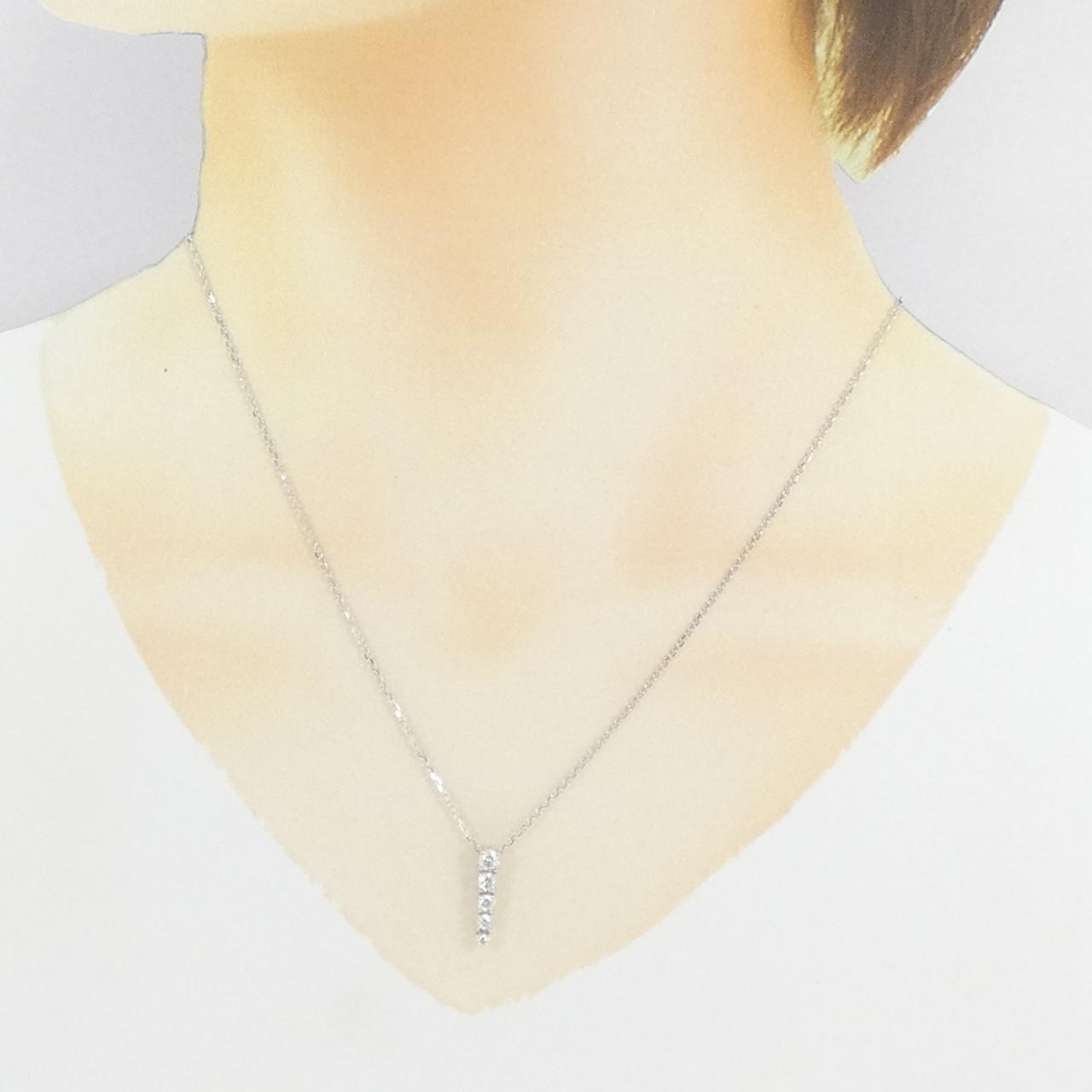 MIKIMOTO鑽石項鍊 0.37CT