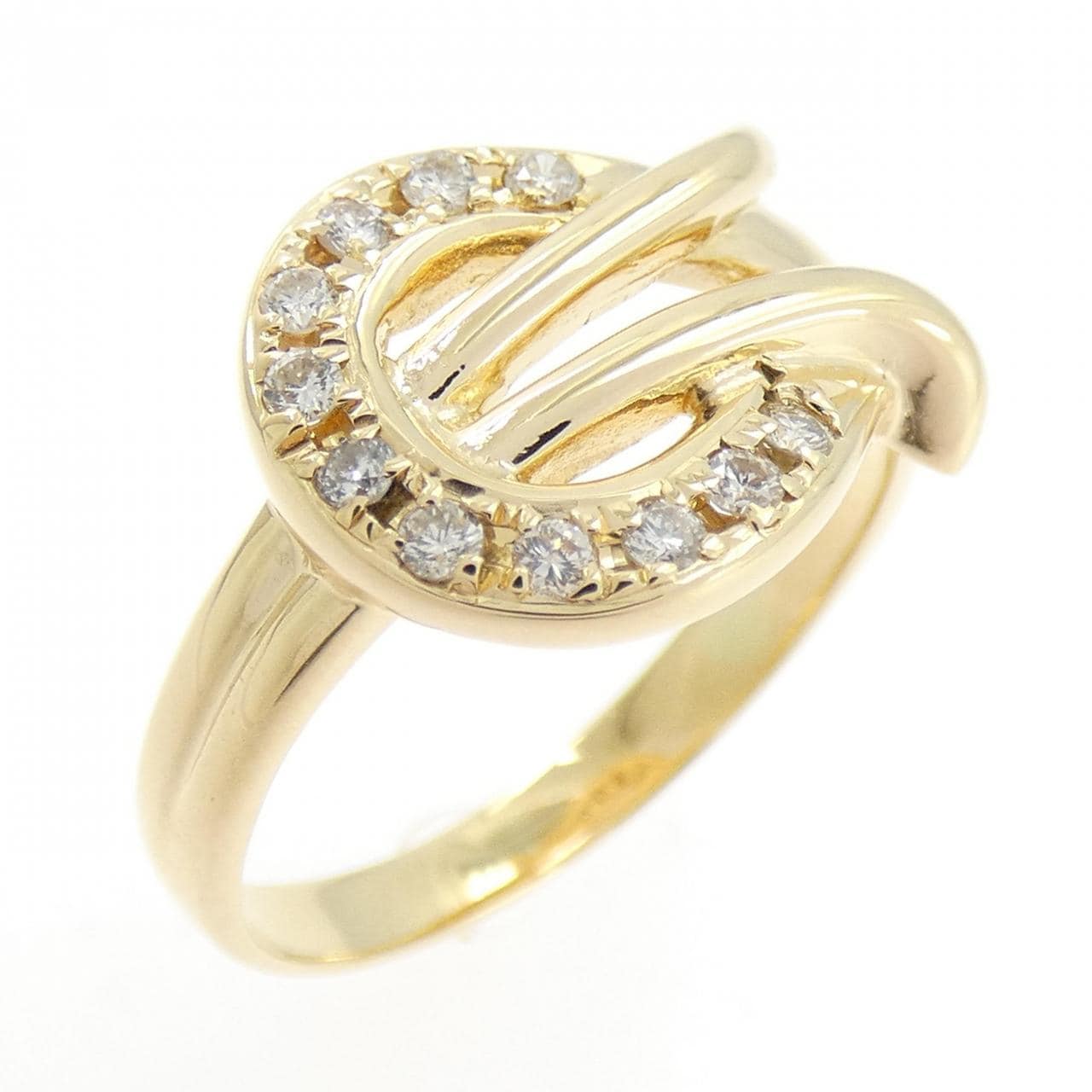 K18YG ダイヤモンド リング 0.15CT
