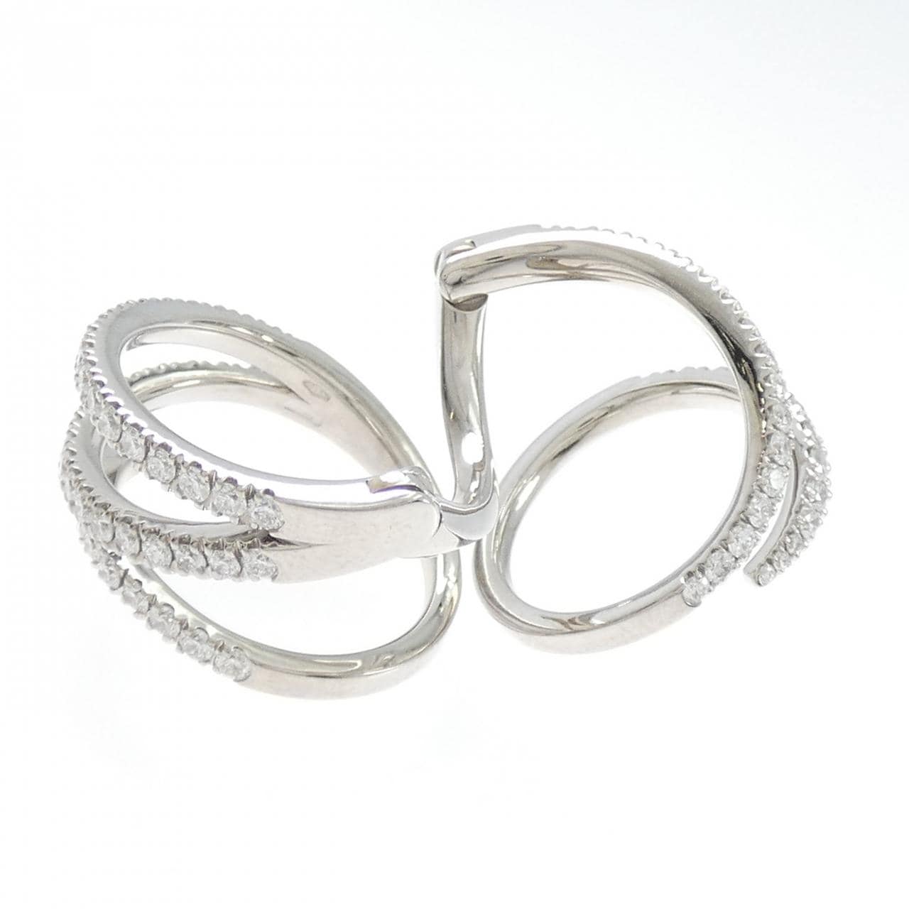 750WG ダイヤモンド リング 1.50CT