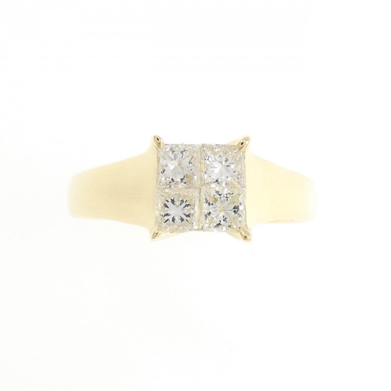 K18YG ダイヤモンド リング 0.70CT