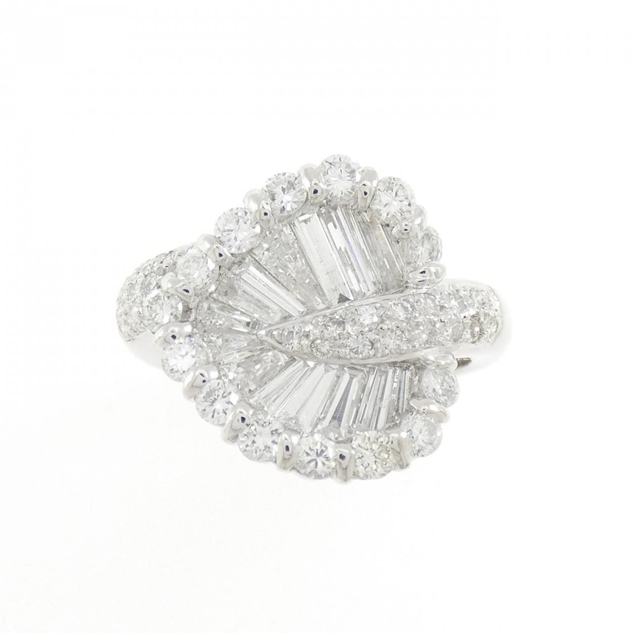 PT900 リーフ ダイヤモンド リング 1.84CT