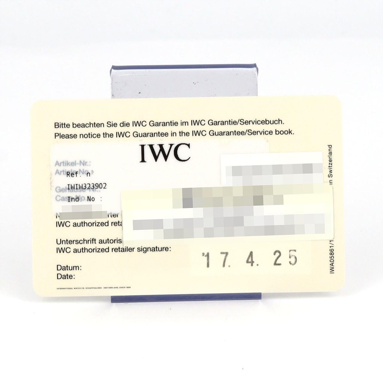 IWC インヂュニア IW323902 SS 自動巻