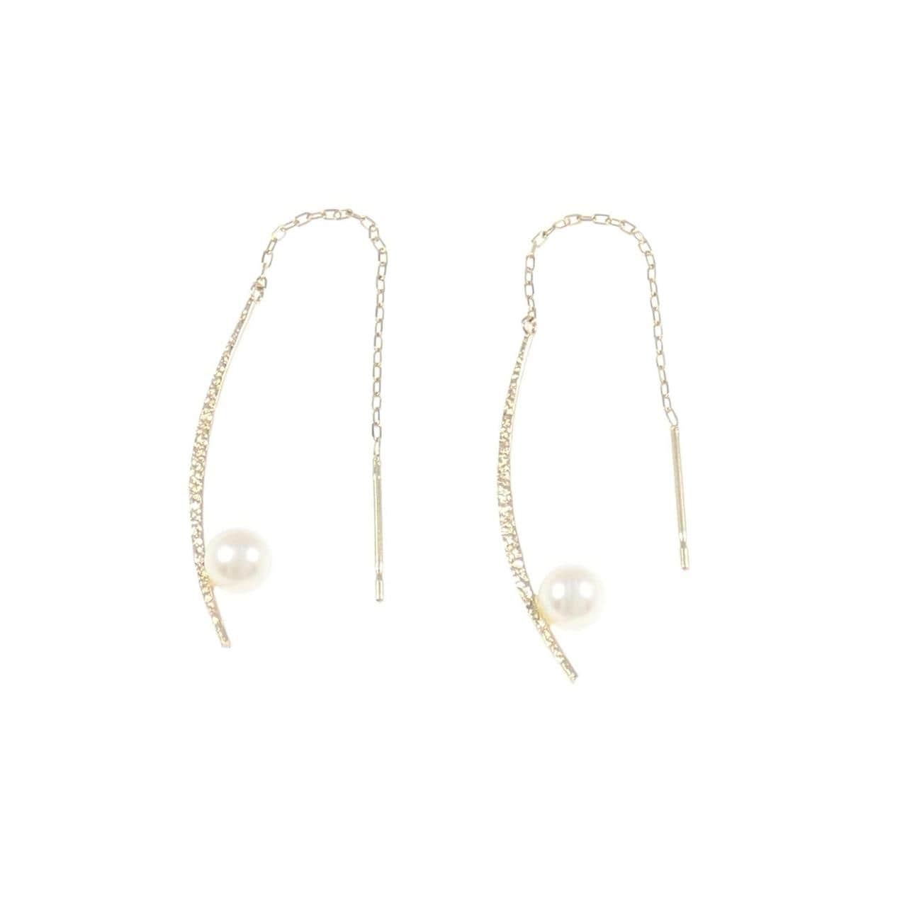 K10PG Akoya珍珠耳環 4.1毫米