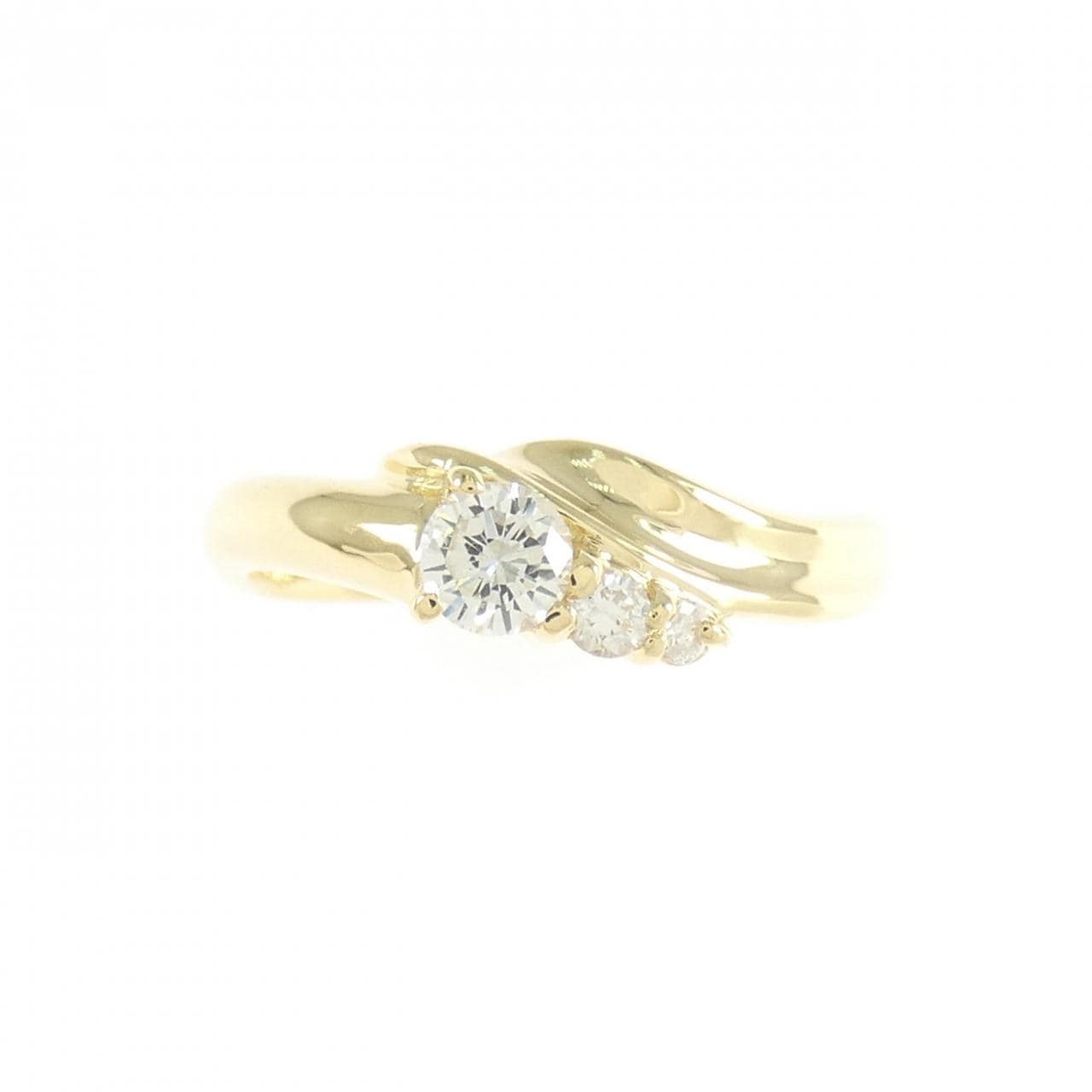 K18YG ダイヤモンド リング 0.20CT