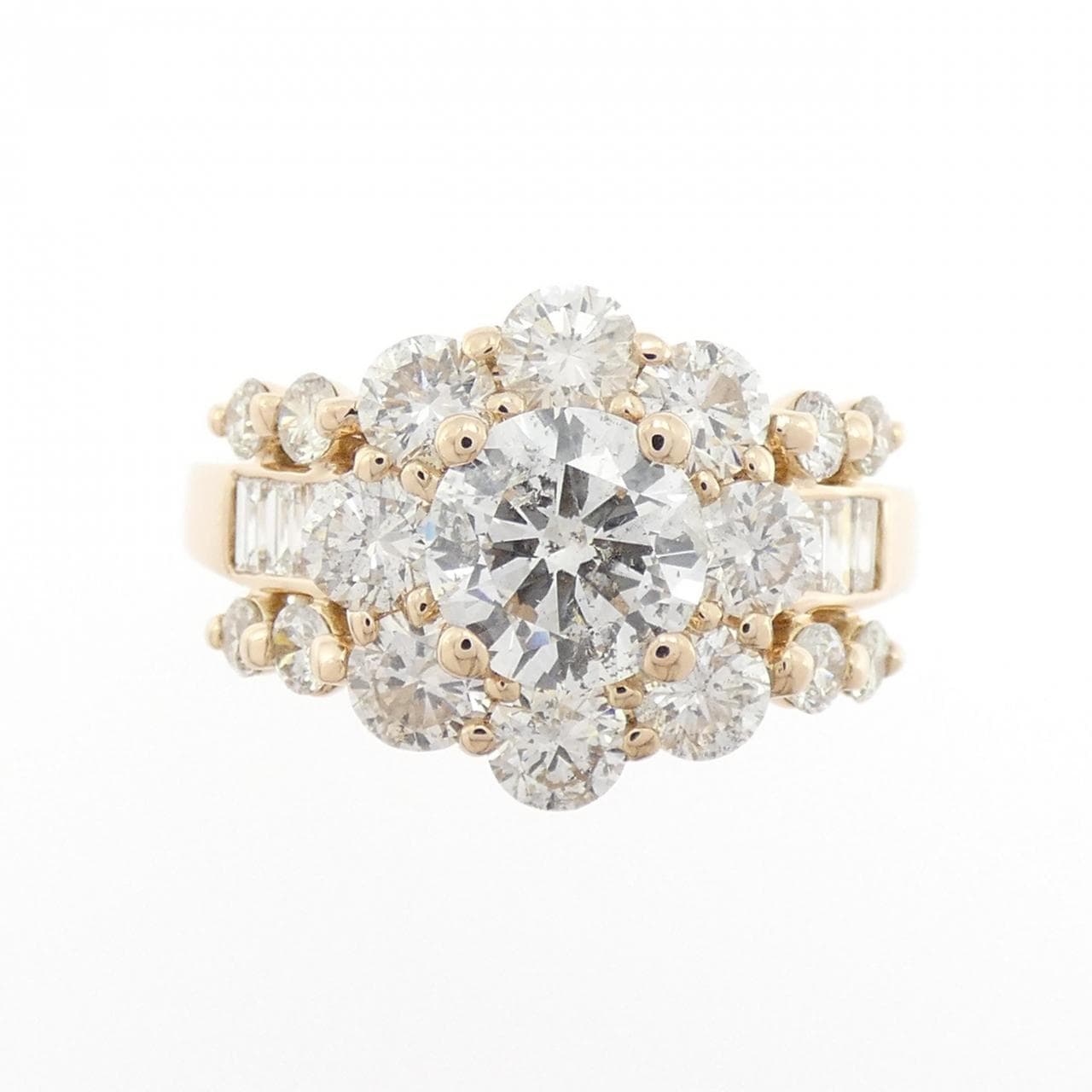K18PG ダイヤモンド リング 1.252CT